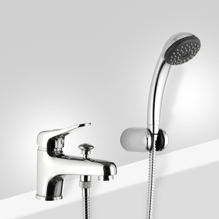 Remer K03 Chrome Bathtub Faucet with Personal Shower